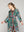 Tapado Mujer Kimono Debora Estampado Floral Verde Jade Lineatre