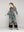 Tapado Mujer Kimono Debora Estampado Floral Verde Jade Lineatre