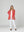 Tapado Mujer Lidonia Relaxed fit Solapa Manga 3/4 con caída recta Coral Lineatre