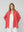 Tapado Mujer Lidonia Relaxed fit Solapa Manga 3/4 con caída recta Coral Lineatre