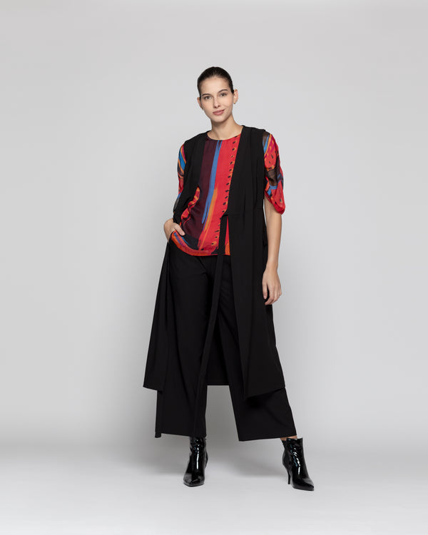 Tapado Mujer Amaia Negro Lineatre