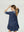Spolverino Mujer Teodora Overside Cuello redondo Manga larga Jeans Lineatre