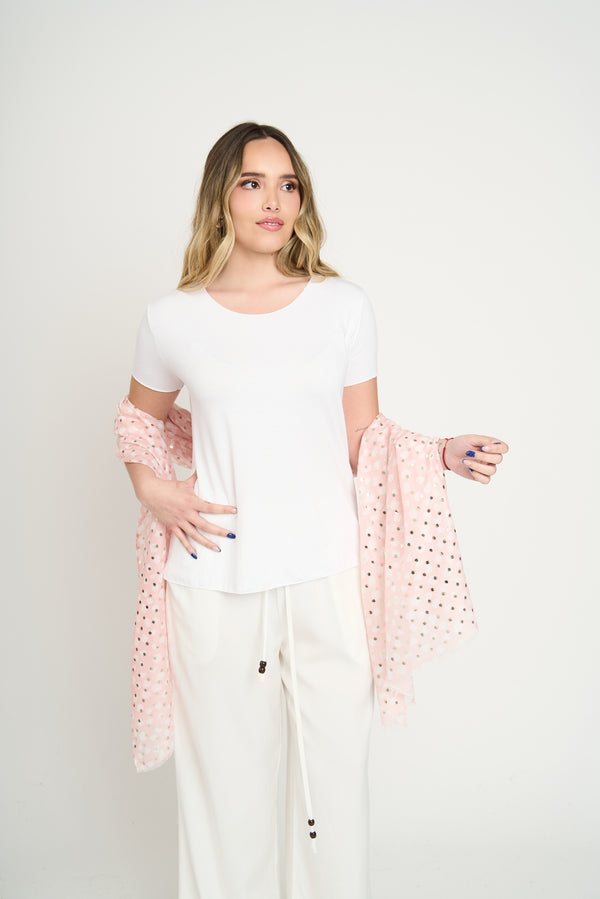 Echarpe Mujer Nora Rosa Lineatre