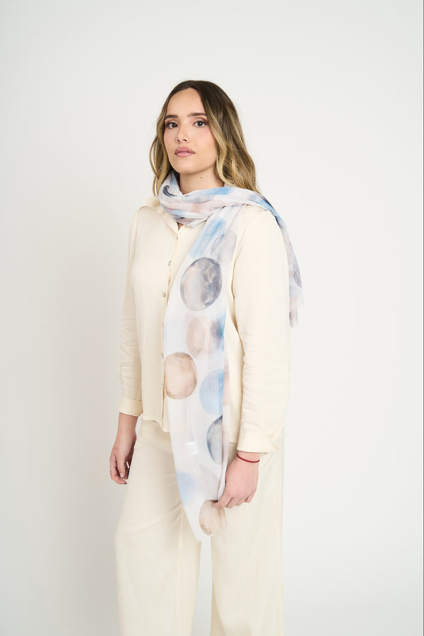 Echarpe Mujer Anita Beige Lineatre