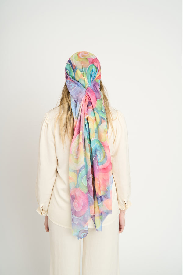 Echarpe Mujer Maria Multi Lineatre
