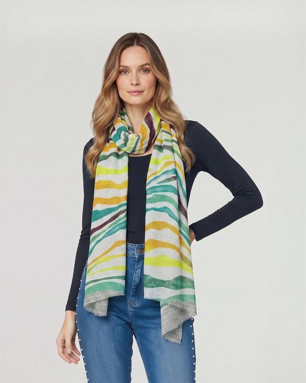 Echarpe Mujer Kari Gris Lineatre