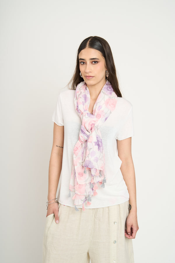 Echarpe Mujer Julieta Rosa Lineatre