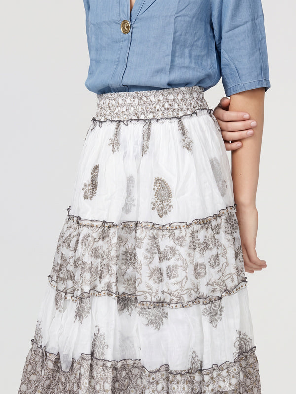 Falda Mujer Francisca Crudo Lineatré