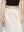 Falda Mujer Fiona Plisada Satinada Beige Con Pretina Dorada Lineatre