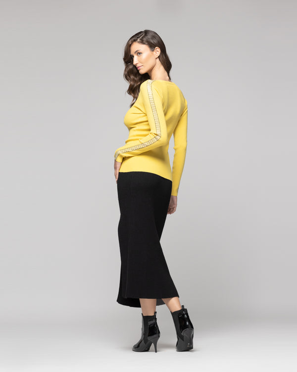 Falda Mujer Cosima  Negro Lineatre