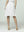 Polera Mujer Michela Regular Cuello en V Manga corta acampada Blanco Lineatre