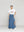 Falda Mujer Francesca Con Botones Y Cintura Elasticada Jeans Lineatre