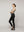 Jeans Julieta Skinny Con Tachas Tiro Alto Negro Lineatre