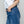 Jeans Mujer Jolanda Calce Regular Con Tachas Azul Lineatre