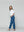 Jeans Mujer Jolanda Calce Regular Con Tachas Azul Lineatre