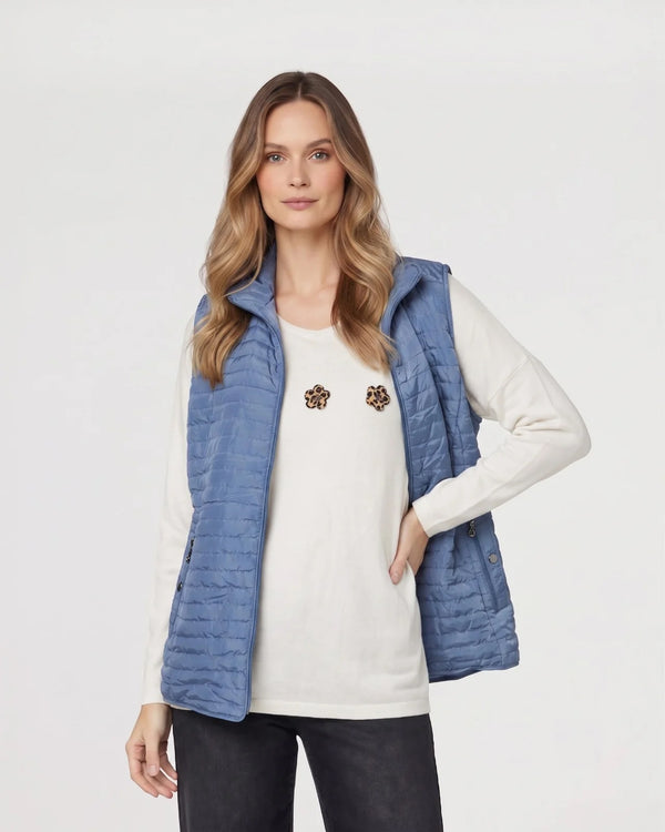 Parka Mujer Serena Azul Lineatré