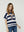Polera Mujer Giorgia Overside Cuello redondo Manga corta Azul Lineatre