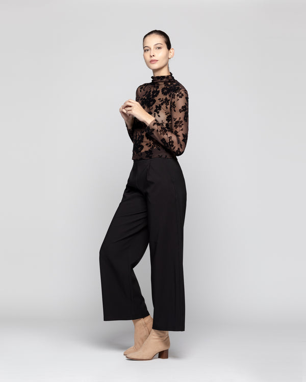 Polera Mujer Delfina Café Lineatre