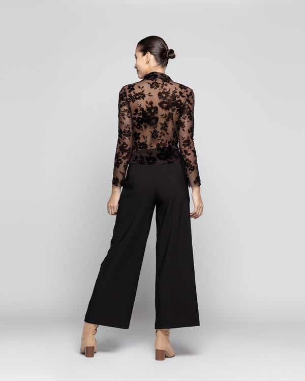 Polera Mujer Delfina Café Lineatre