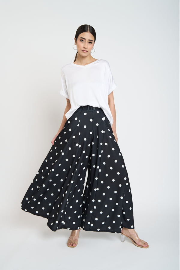 Pantalón Mujer Loreto Largo Tiro Alto Negro Lineatre