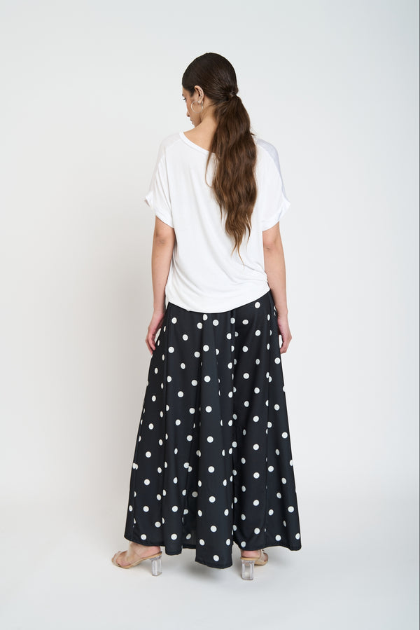 Pantalón Mujer Loreto Largo Tiro Alto Negro Lineatre