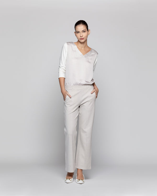 Polera Mujer Genoveva Blanco Lineatre