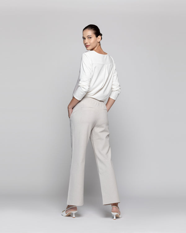 Polera Mujer Genoveva Blanco Lineatre