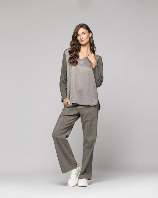 Polera Mujer Genoveva Verde Lineatre