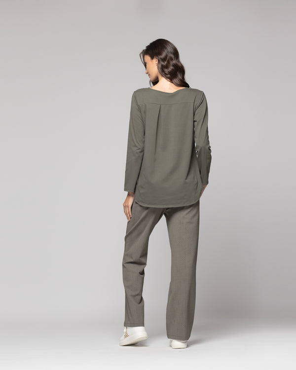 Polera Mujer Genoveva Verde Lineatre