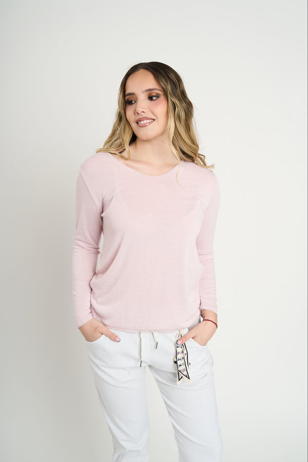 Polera Mujer Luz Rosa Lineatre