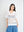 Polera Mujer Amanda Manga corta Blanco Lineatre