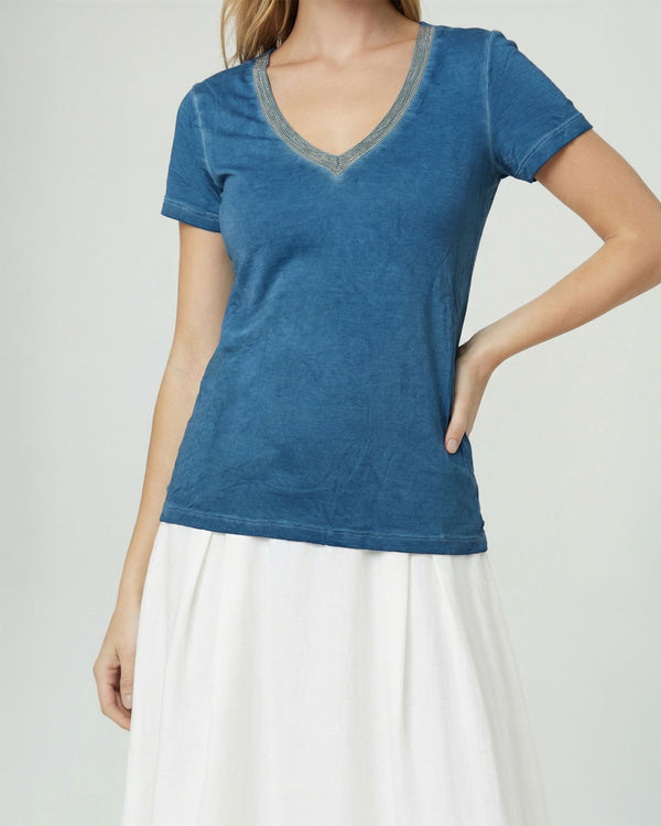 Polera Mujer Antonella Regular Jeans Lineatre