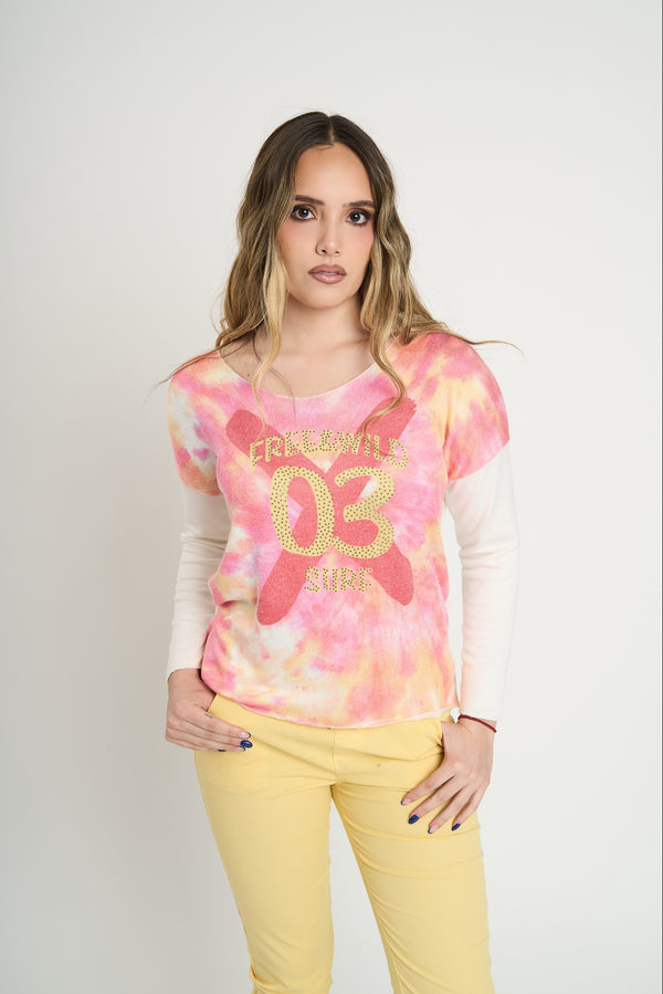 Polera Mujer Lea Fucsia Lineatre