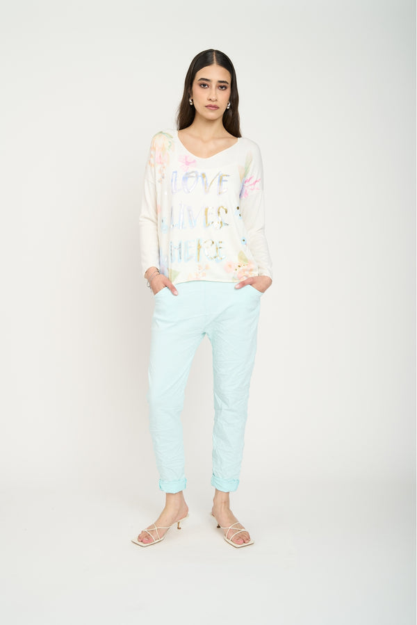 Pantalón Mujer Michela Agua Lineatre