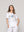 Polera Mujer Otilia Básica Estampado Gin Detalles Metálicos Blanca Lineatre