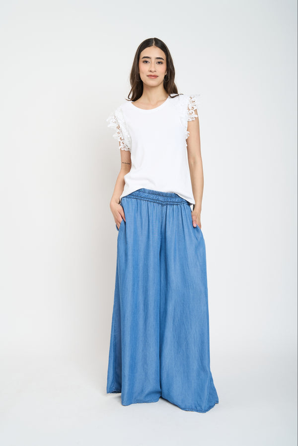 Polera Mujer Leticia Blanco Lineatre