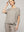 Polera Mujer Orieta Básica Manga Corta Con Amarra Lateral Verde Fango Lineatre
