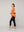 Polera Mujer Orieta Básica Manga Corta Con Amarra Lateral Naranja Lineatre