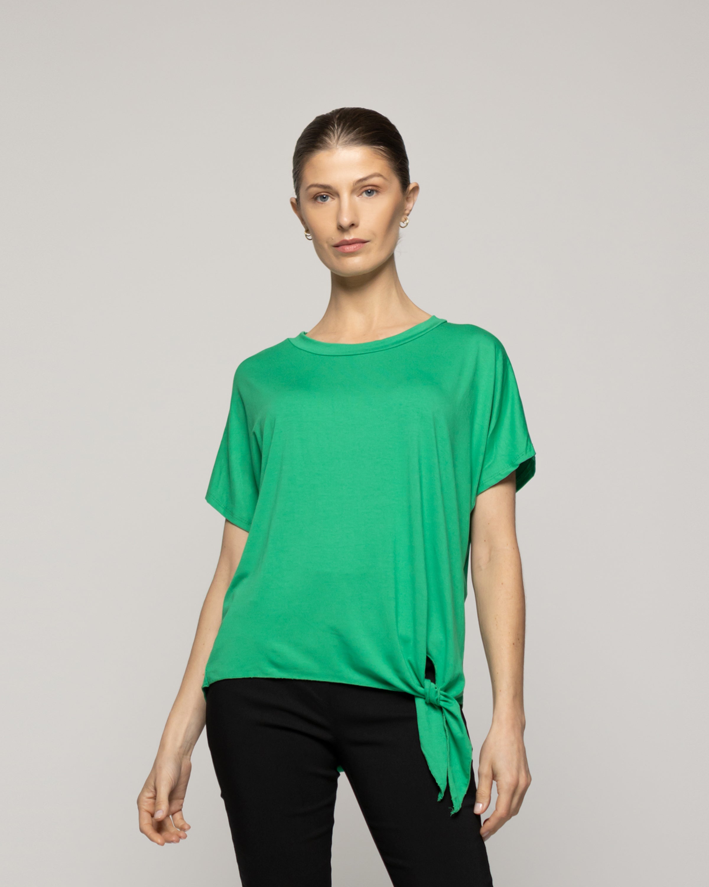 Blusa Poleras Sueltas Mujer Polera Mujer Orieta Básica Manga Corta