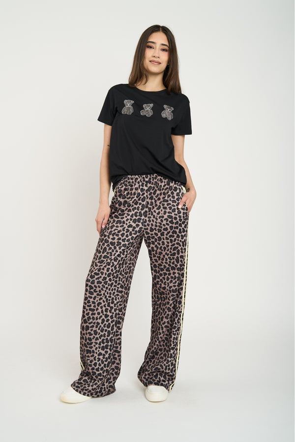 Polera Mujer Natalia Negro Lineatre