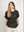 Polera Mujer Delfina Manga corta Negro Lineatre