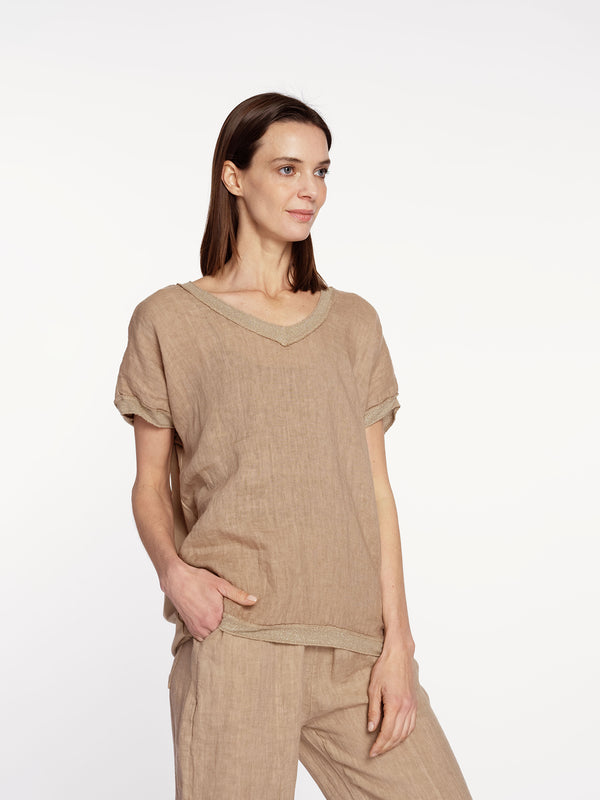 Polera lionetta camel