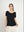 Polera Mujer Flor Negro Lineatre