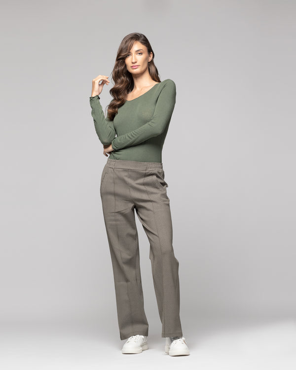 Polera Mujer Donata  Verde Lineatre