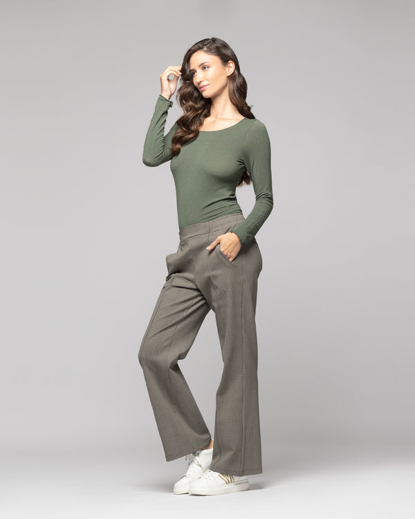 Polera Mujer Donata  Verde Lineatre