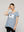 Polera Mujer Odelia Estampado Íconos Retro Azul Lineatre