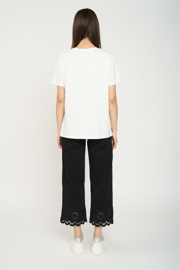 Polera Mujer Melisa Blanco Lineatre