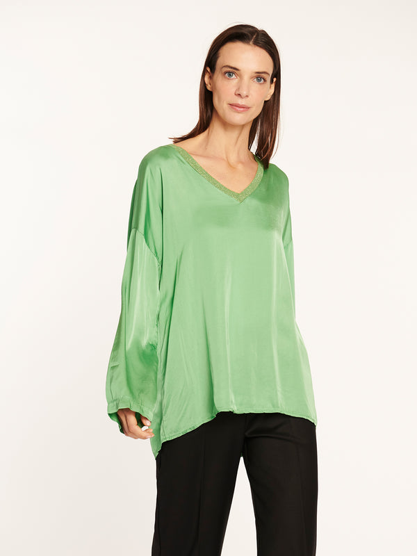 Polera agata verde