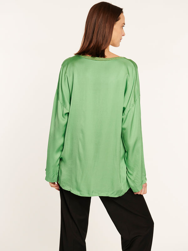 Polera agata verde