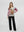 Polera Mujer Palmira Regular Cuello en V Manga larga Crudo oso Lineatre